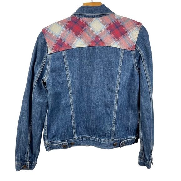 Gap x Pendleton Plaid Panel Denim Jacket Size - Picture 4 of 8